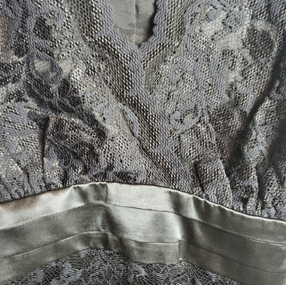 NWT Kiyonna Black Lace‎ Formal Dress Women's 0x (10/12) - Picture 9 of 16